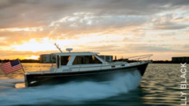 Ellis designed the Abaco 40 without Down East ambitions, but she is bound to please fans of traditional New England styling,