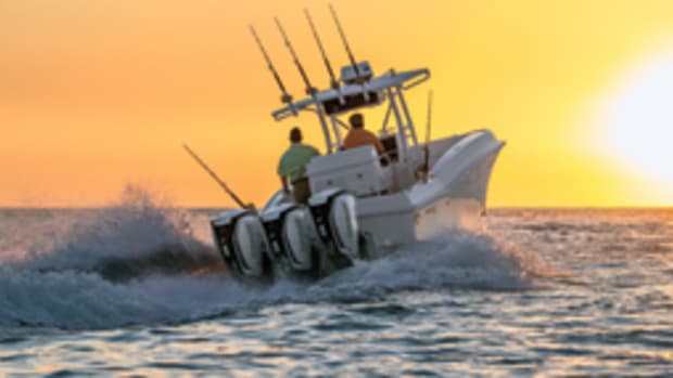 Evinrude's new E-TEC G2 outboards are available in 200-, 225-, 250- and 300-hp models.