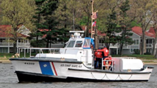This 44 MLB now serves a Coast Guard auxiliary flotilla in Grand Haven, Mich.