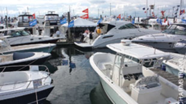 Organizers for this year's Newport International Boat Show reported a 25-percent increase in attandance.