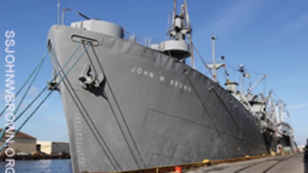 The John W. Brown is a museum ship and a memorial to those who served aboard her.