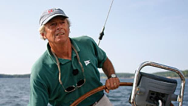Tom Morris, sailing in the summer of 2006 aboard Hull No. 1 of the M42, wanted to build a boat that was uniquely his.