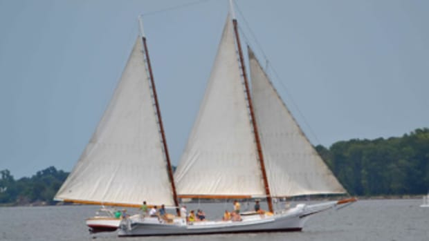 The Edna E. Lockwood is the last surviving Chesapeake Bay log-bottom bugeye.