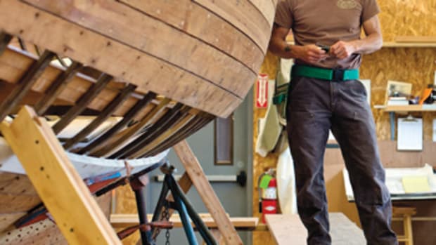 Military veteran Jon Ferguson is reaching out to other vets to share the therapeutic benefits of boats and boatbuilding.