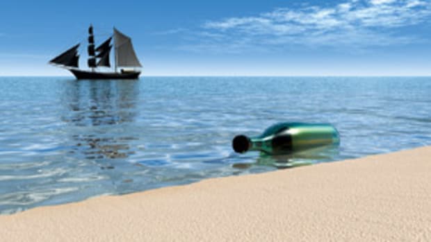 Our sailing editor comes across that rarest of nautical missives: a message in a bottle.
