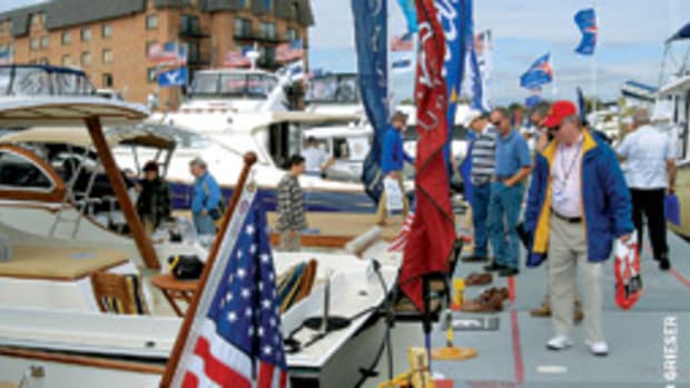 The annual one-two punch of sail and power return to the Annapolis waterfront in October.