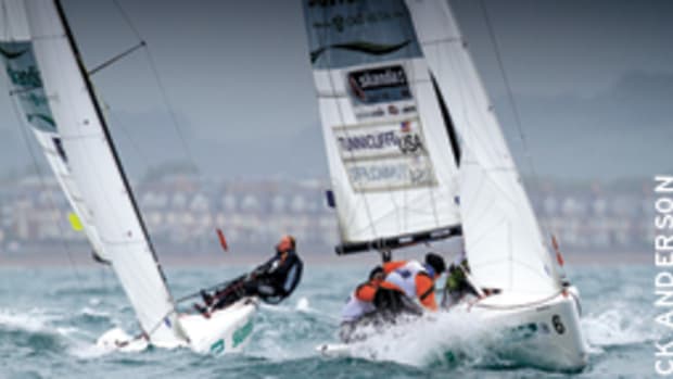 The 2012 Olympics will feature a women's match racing event for the first time in the Elliott 6m Class.