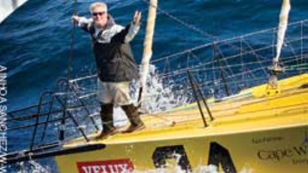 Charleston, S.C., solo ocean racer Brad Van Liew made it two wins in two ocean sprints as he sailed into Wellington, New Zealand, to claim victory in the second leg of the Velux 5 Oceans solo round-the-world yacht race.