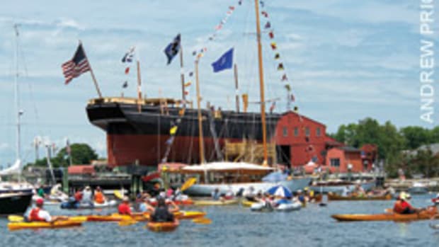 The Morgan will set off on a voyage to New England ports next spring.
