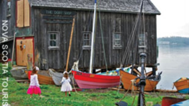 The Dory Shop on Lunenburg's waterfront