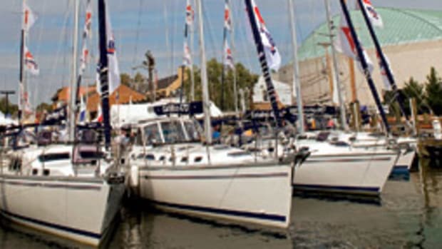 Billed as the oldest and largest in-water boat shows in the world, the United States Sailboat and Powerboat Shows draw about 50,000 people, according to organizers.