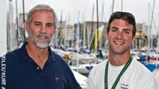 Rives and Walker Potts get reacquainted when they race their sloop Carina.
