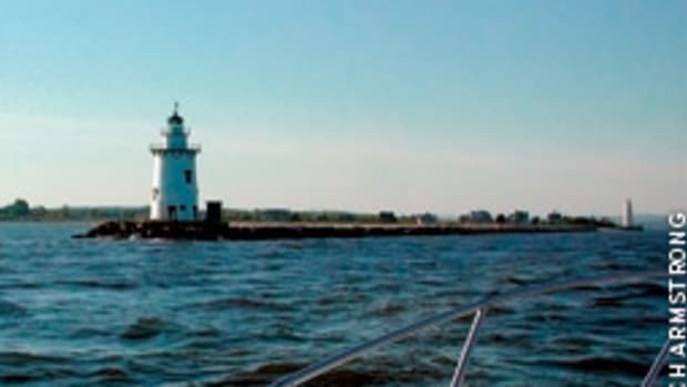 Saybrook Breakwater Lighthouse has welcomed vessels into the mouth of the Connecticut River since 1886.