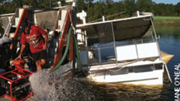 Southern Marine Towing refloated the DeFever and transported it to a marina in Pickensville, Ala.