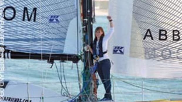 Abby Sunderland was about halfway through her attempt to become the youngest solo circumnavigator when the rig came down.