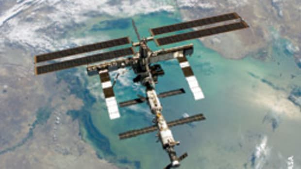 An AIS antenna was installed on the International Space Station late last year to test vessel tracking from space.