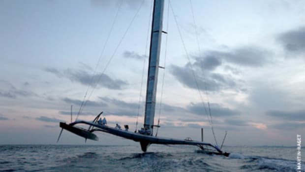 Capping off a long and litigious build-up to the 33rd America's Cup, U.S. syndicate BMW Oracle Racing's trimaran swept the Deed of Gift Match.