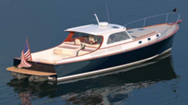 This Doug Zurn-designed 50-footer is being built by New England Boatworks on a semicustom basis.
