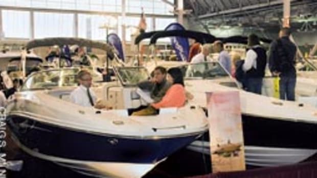 The New England Boat Show, Feb. 20-28 at the Boston Convention & Exhibition Center, saw a slight uptick in attendance this year.