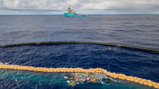 the ocean cleanup plastic 