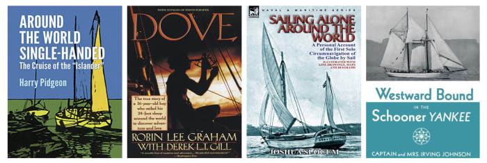 The books inspired the author and his wife to set sail.