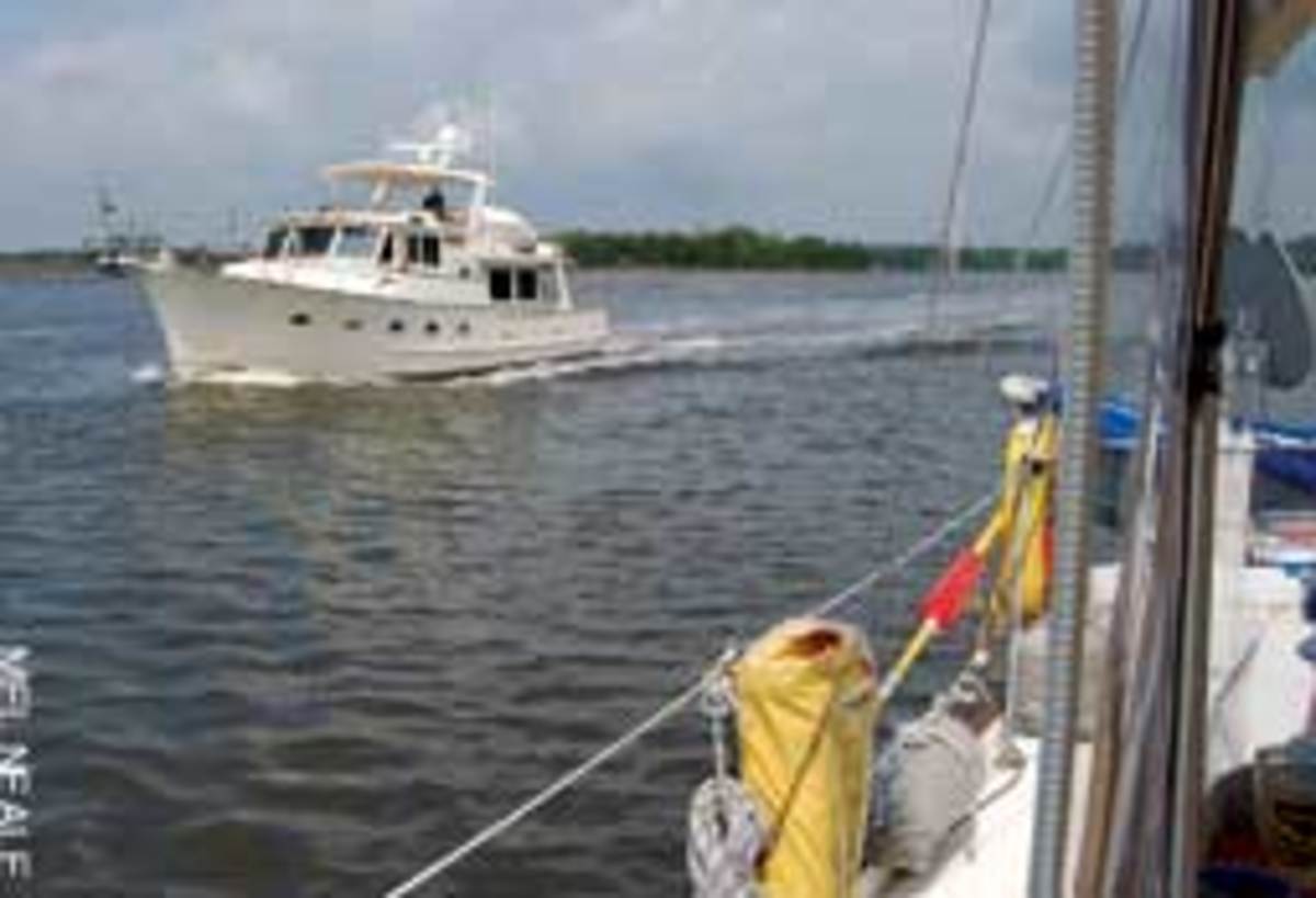 Learn the proper procedures for approaching other boats.