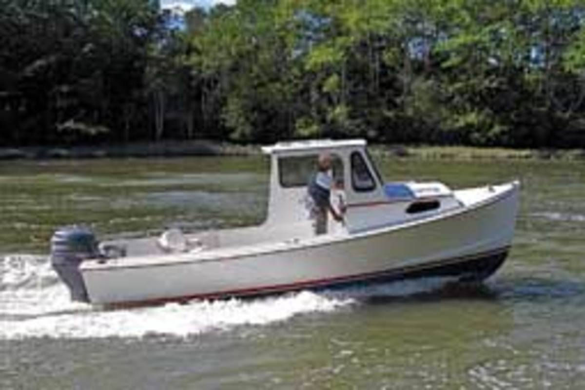The Crowley-Beal 23 is a handsome round-bilge Down Easter that's trailerable and powered with a modest outboard.