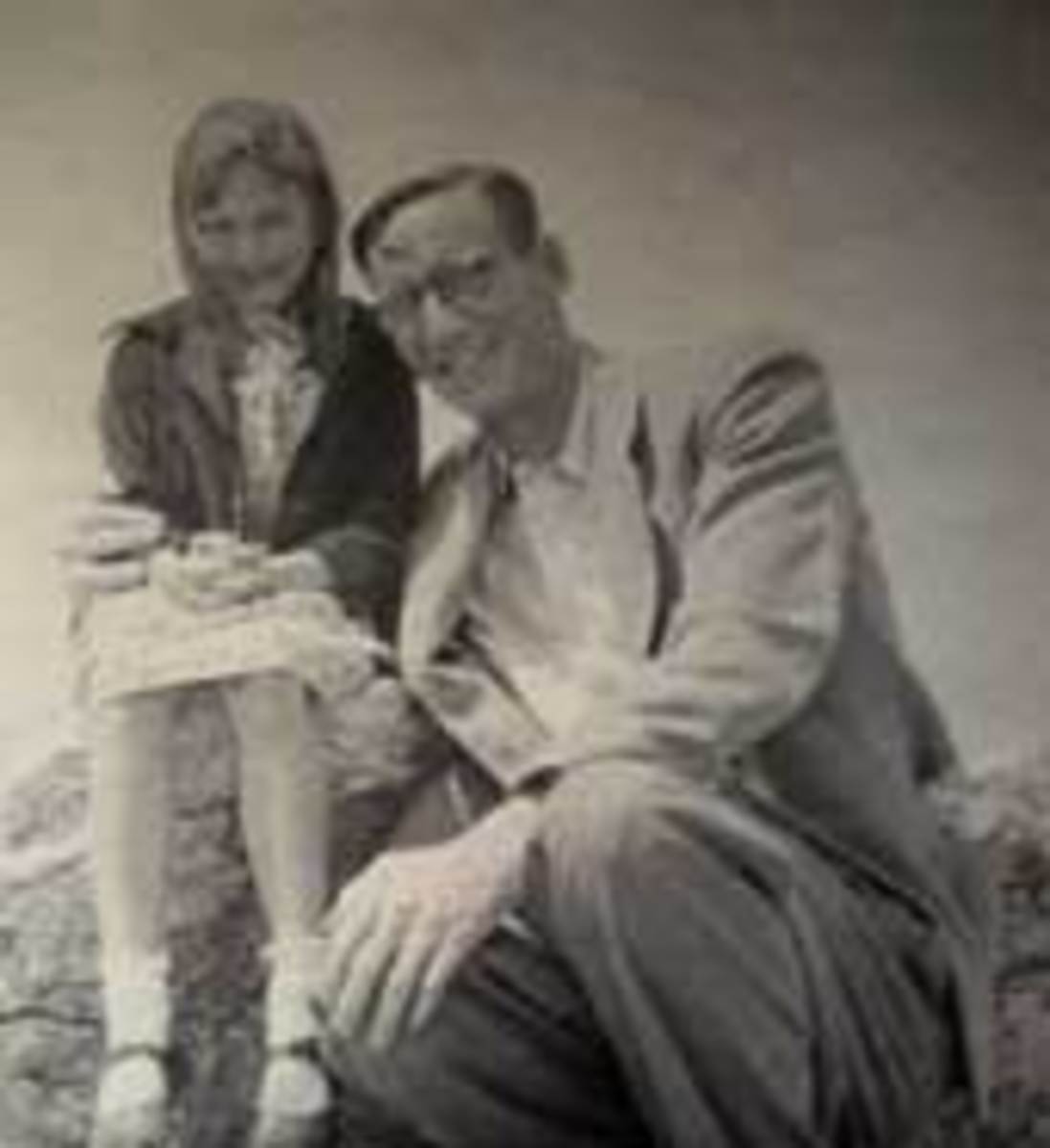 With Dad circa 1946
