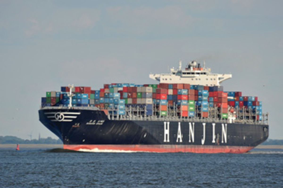 Around 128 ships were carrying $14.5 billion worth of cargo when Hanjin filed for bankruptcy protection.