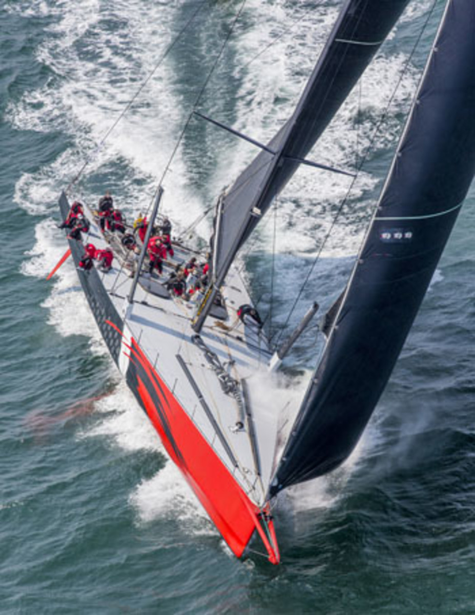 Comanche is the fastest monohull on the planet, sailing a record 618 nautical miles in 24 hours at an average speed of 25.75 knots.