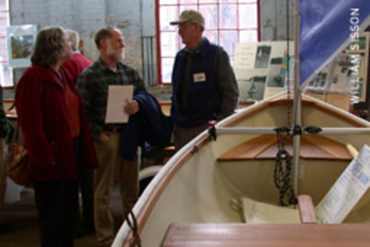 Don't expect potted palms and velvet ropes at the Maine Boatbuilders Show. This gathering of some of the finest builders on the East Coast takes place in an old locomotive railroad foundry.