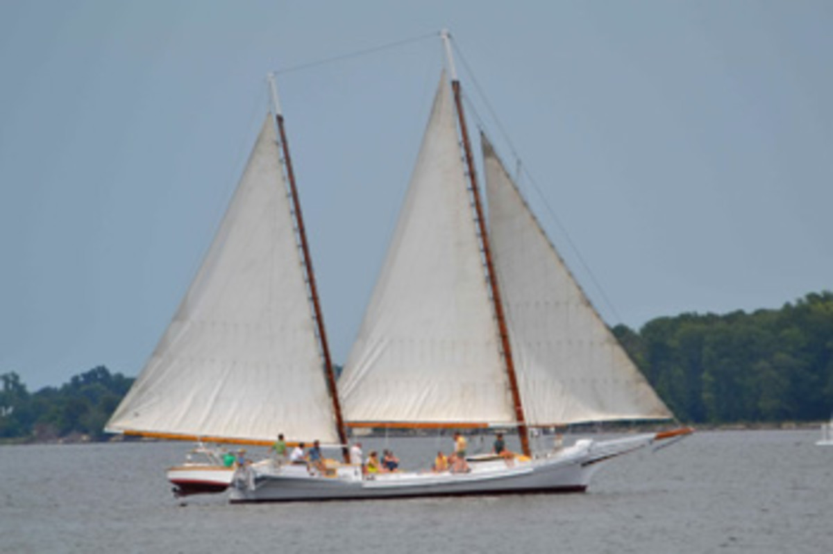 The Edna E. Lockwood is the last surviving Chesapeake Bay log-bottom bugeye.