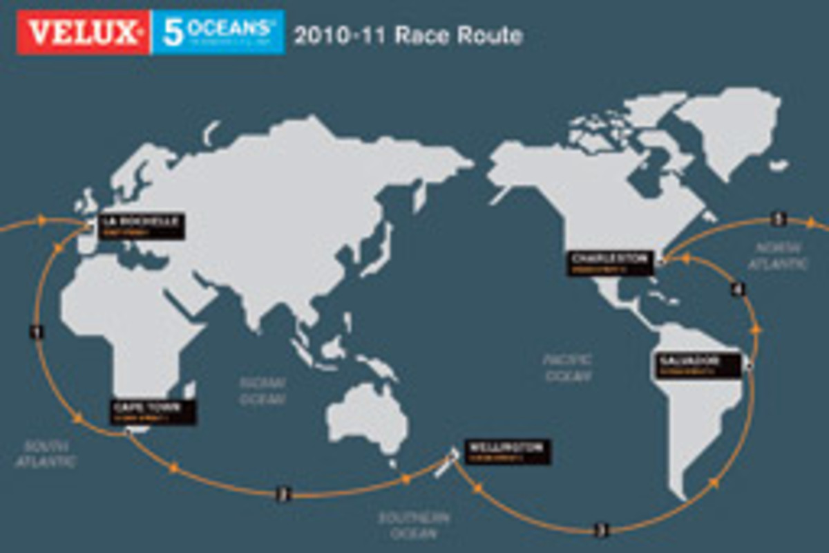 The start/stop nature of the VELUX 5 OCEANS makes it one of the most challenging routes for solo sailors.