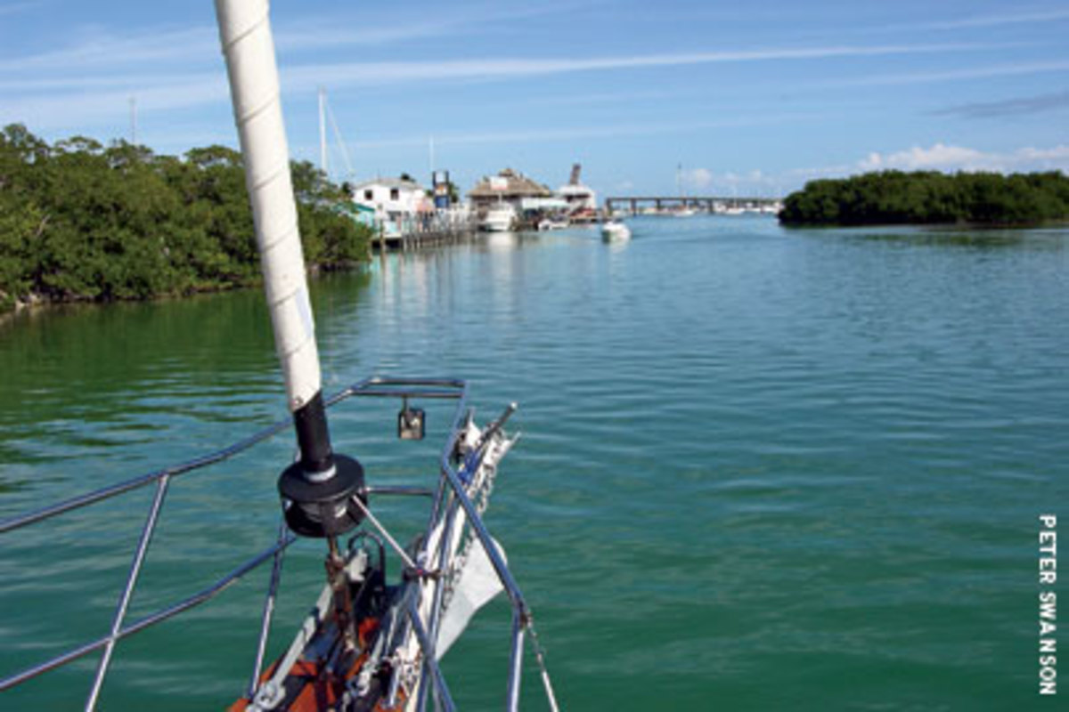 Approaching the entrance to Boot Key Harbor, there is a much more orderly mooring field than cruisers from years ago will remember.