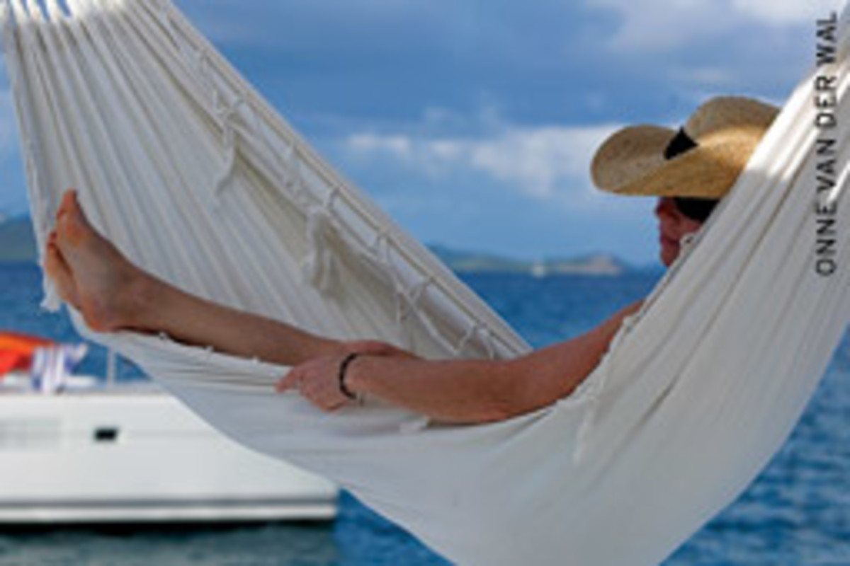 A hammock can help you get that swinging feeling when you're off the boat.