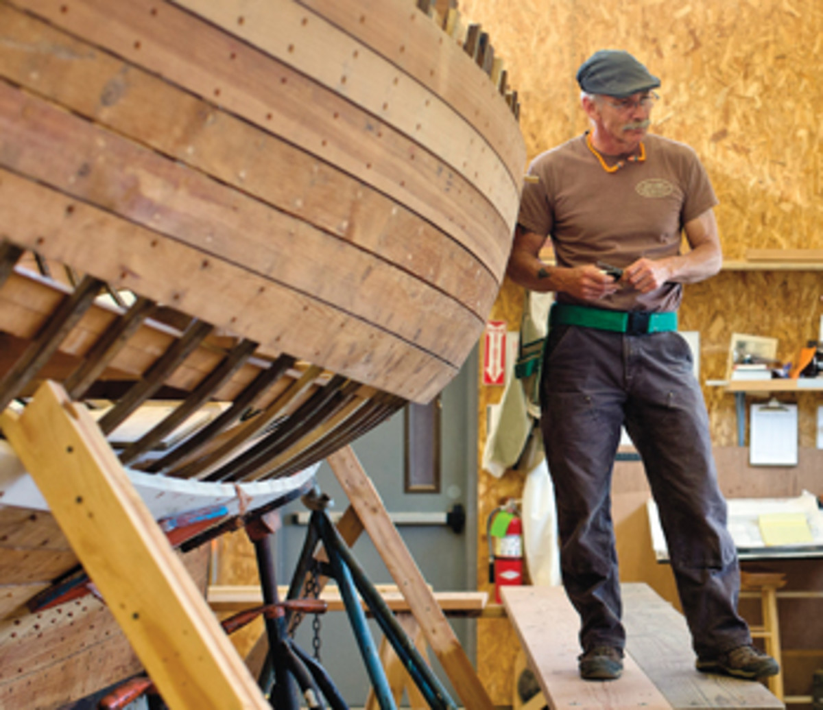 Military veteran Jon Ferguson is reaching out to other vets to share the therapeutic benefits of boats and boatbuilding.