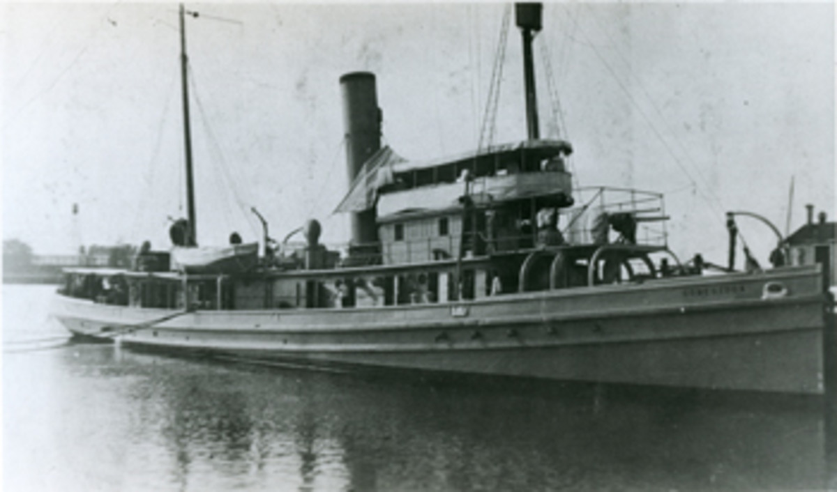 The USS Conestoga was lost in 1921 on her way to American Samoa.