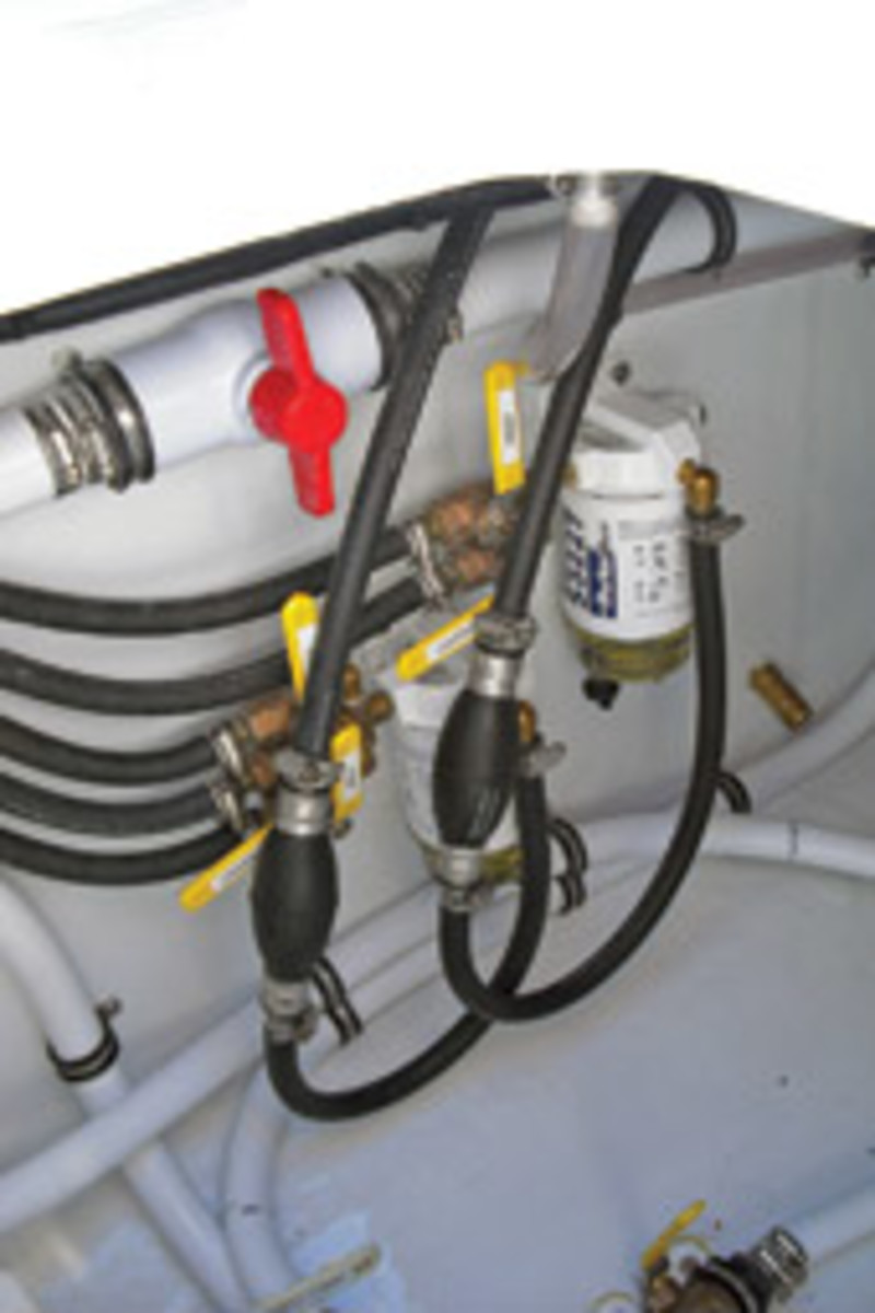 Maintenance and troubleshooting are easier when hoses and valves are labeled.
