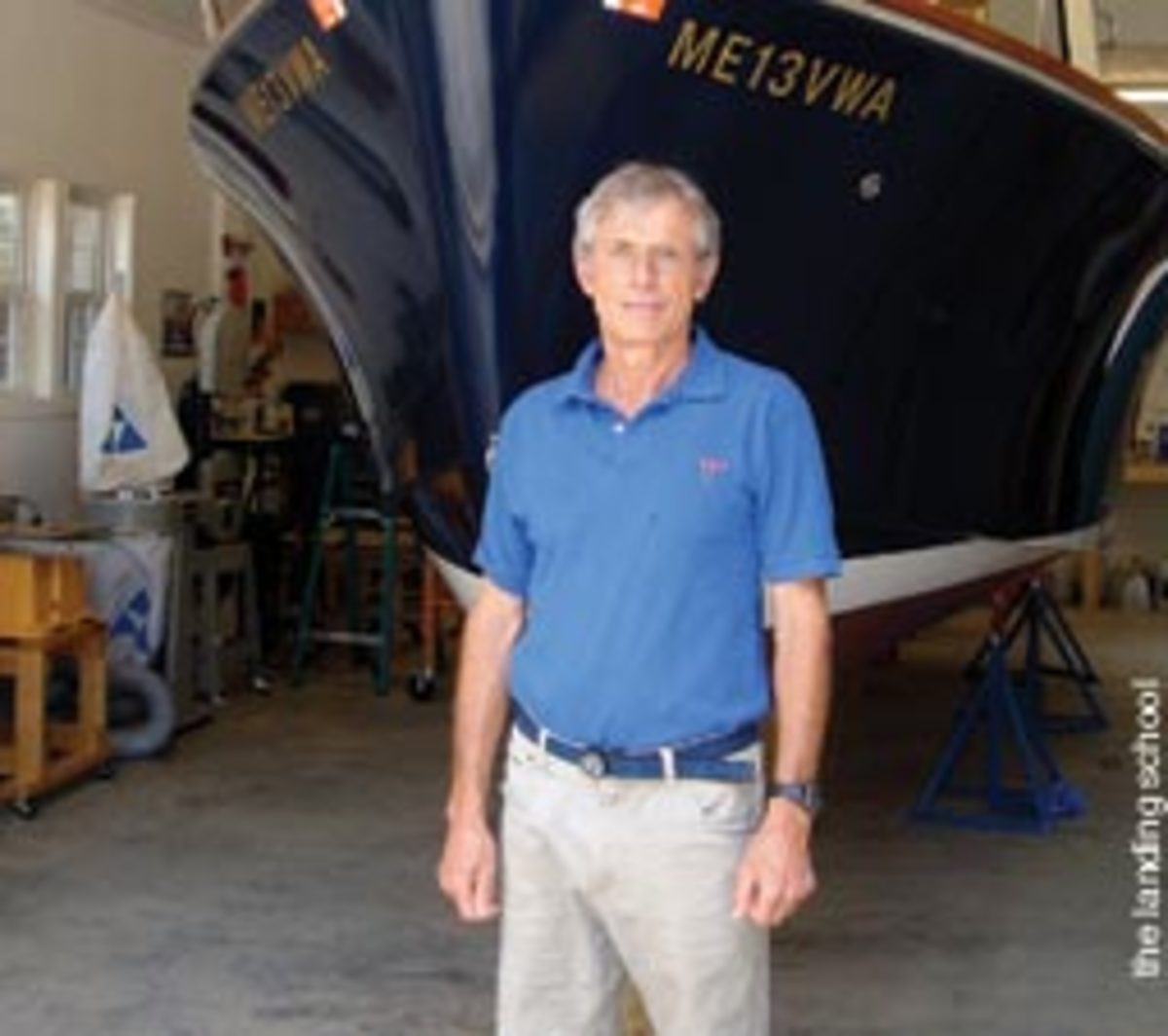 John Burgess turned his passion for boat building into a platform for teaching the skills to others.