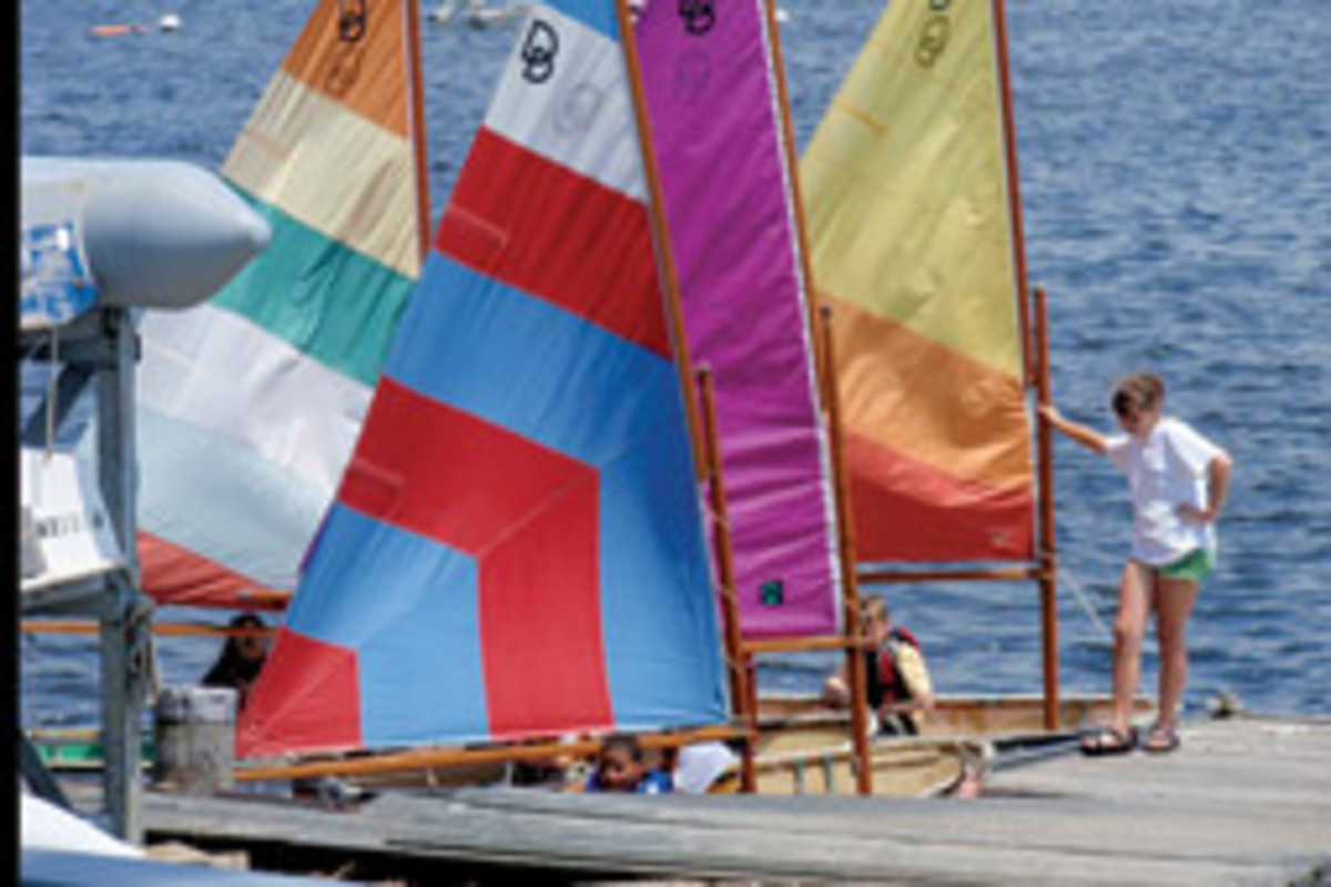 About 75 children participated in the Old Saybrook, Conn.-based North Cove Yacht Club's Junior Sailing Program.