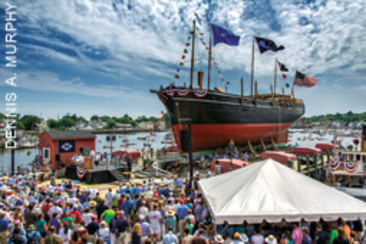 The Charles W. Morgan was relaunched this summer after a five-year restoration.