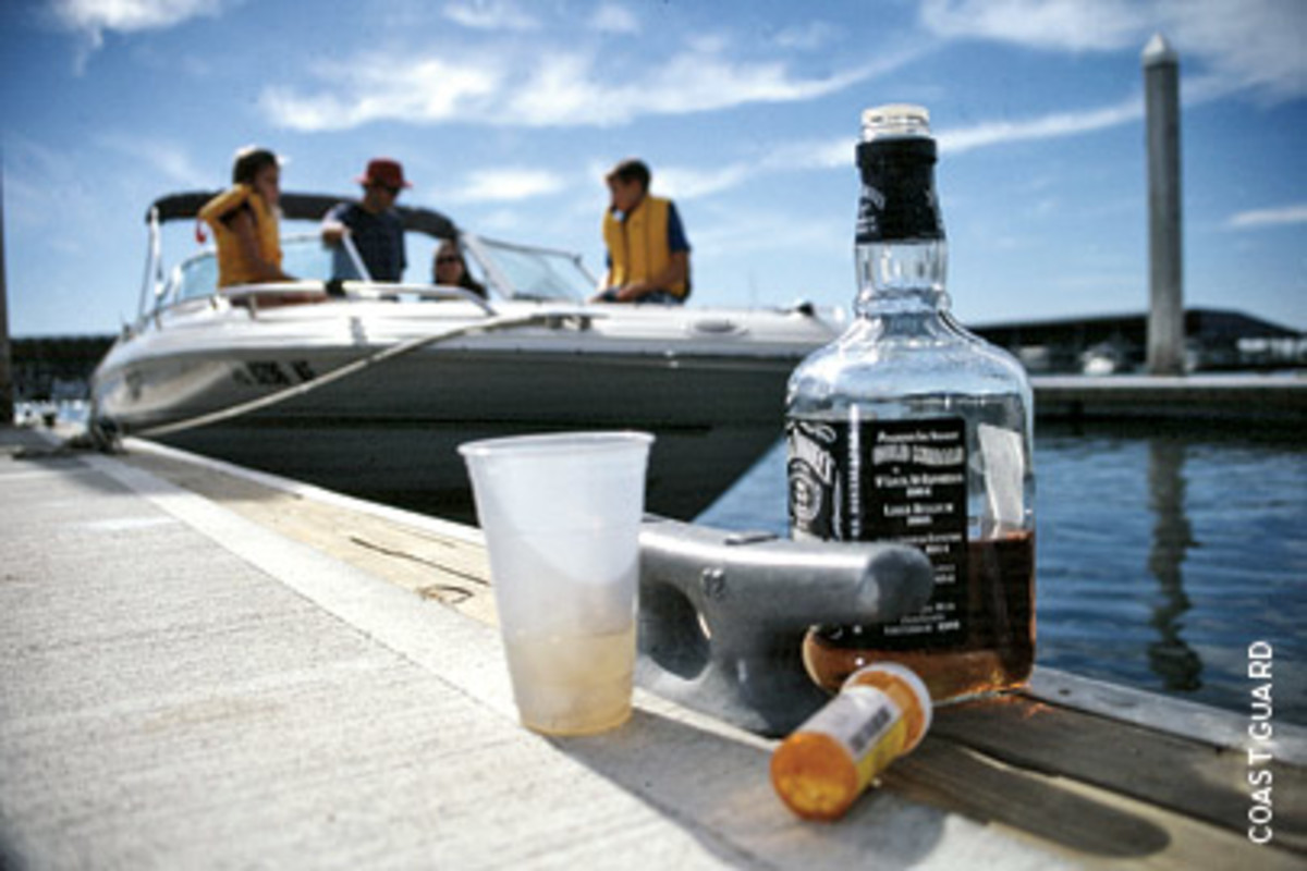 The effects of alcohol or drugs are exacerbated on the water by prolonged exposure to the sun and other factors.