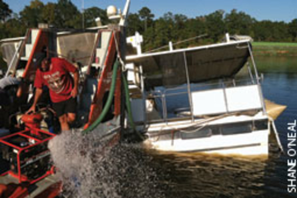Southern Marine Towing refloated the DeFever and transported it to a marina in Pickensville, Ala.