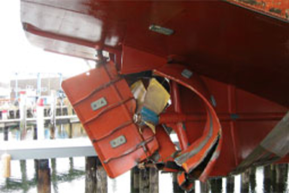 The fishing vessel Dictator was struck by a ship and damaged off Cape May, N.J., shortly after the Lady Mary went down.