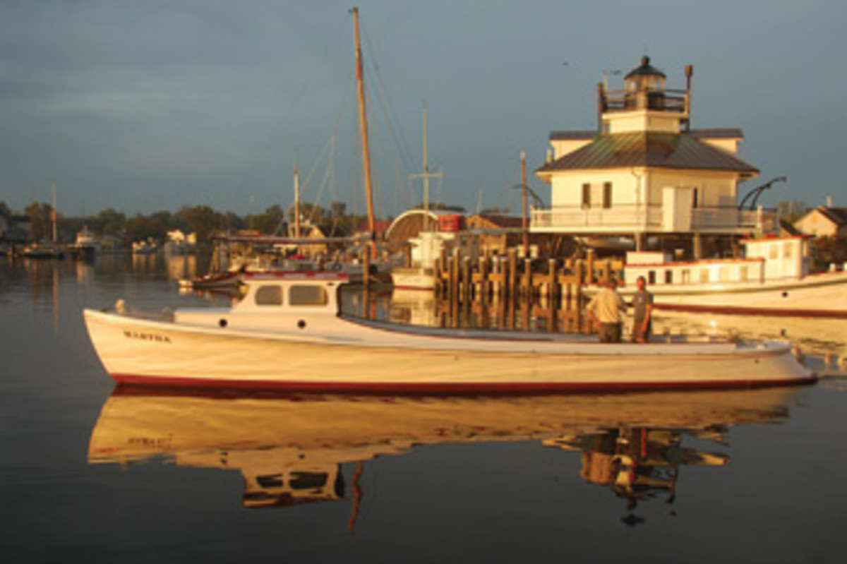 Martha is a classic 43-foot Hooper Island draketail.