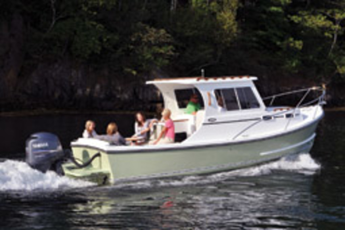 The 248 Islander was designed with efficient cruising in mind.