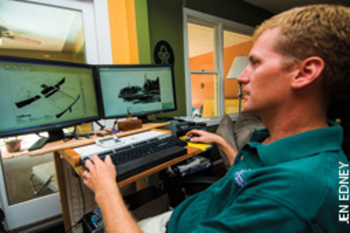 John Harris, owner of Chesapeake Light Craft, designed the proa kit his company offers.