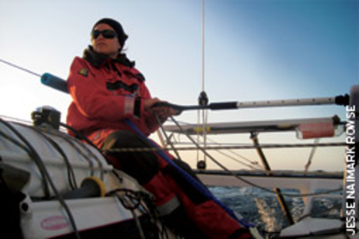Emma Creighton is just the third American woman to finish the Mini Transat.
