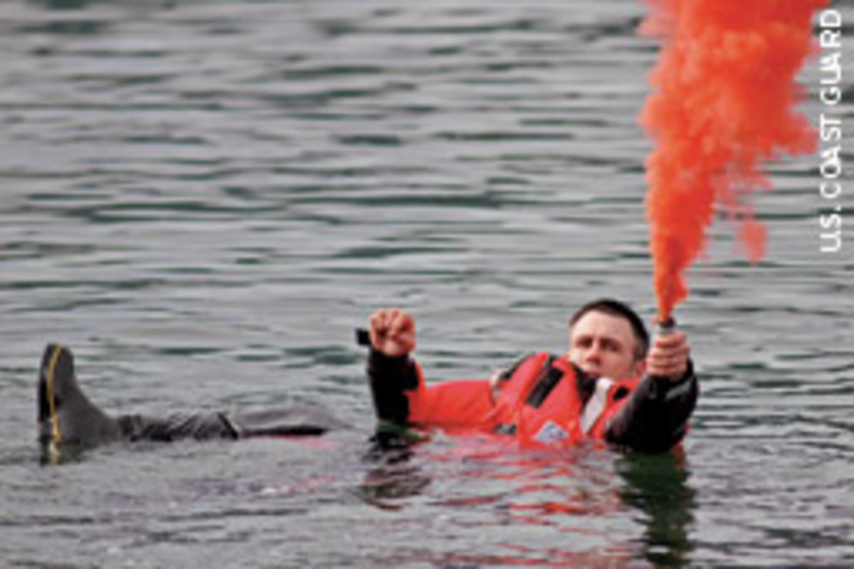 Smoke can also aid rescuers looking for a person in the water.