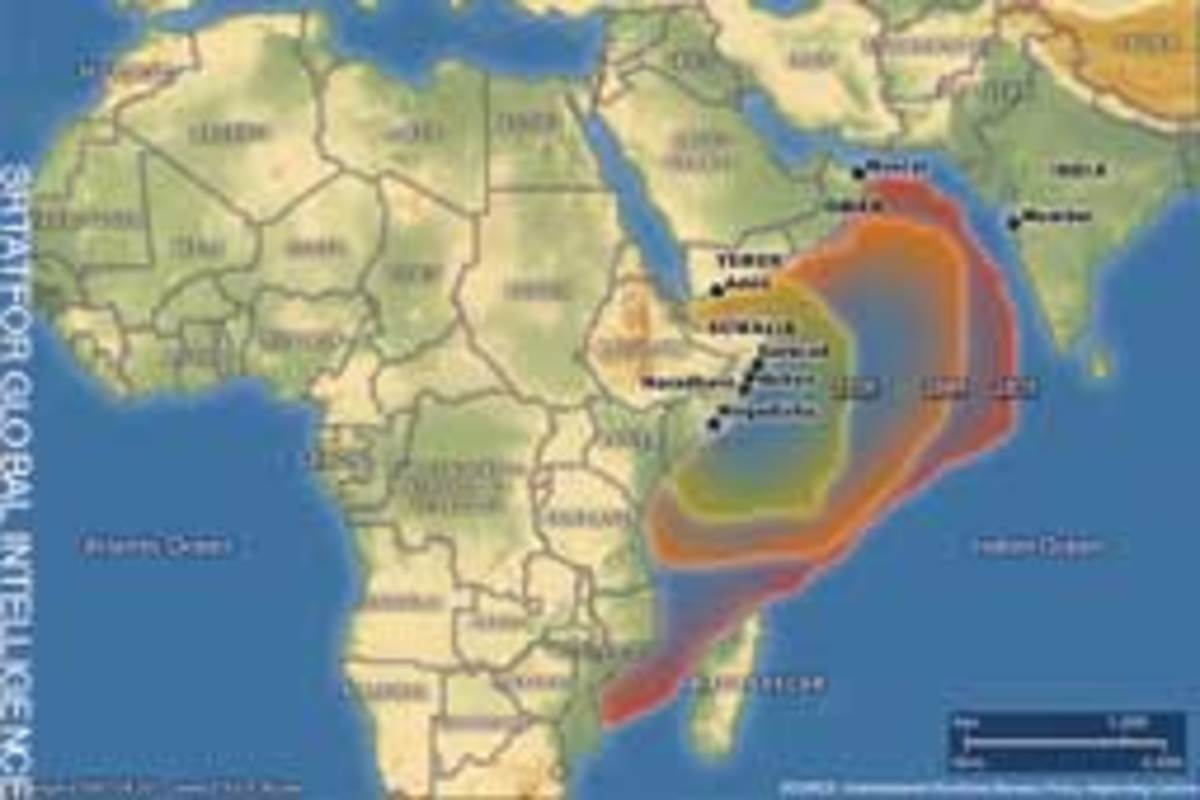The range of Somali pirates has steadily expanded.